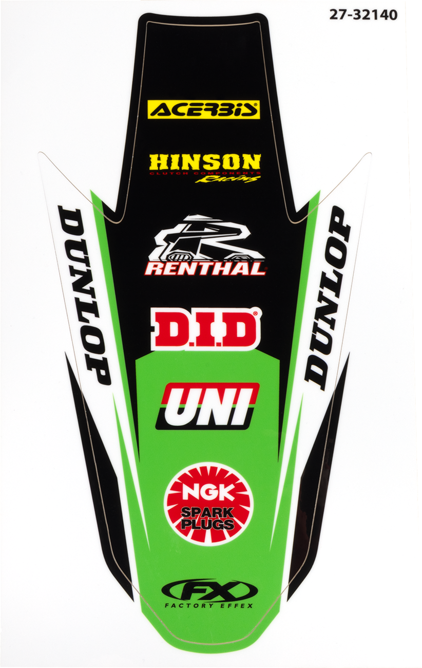 Rear Fender Graphic - KX 450