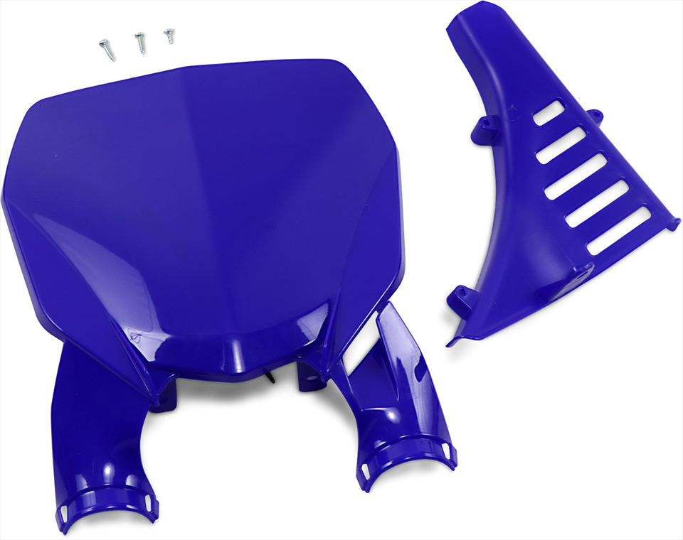 Stadium Plate Number - Blue - Yamaha - Lutzka's Garage