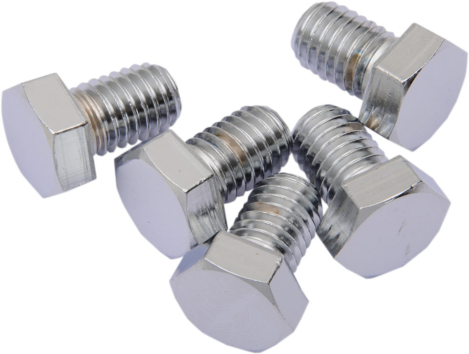 Bolts - Hex-Head - Chrome - 1/2"-13 x 3/4" - Lutzka's Garage