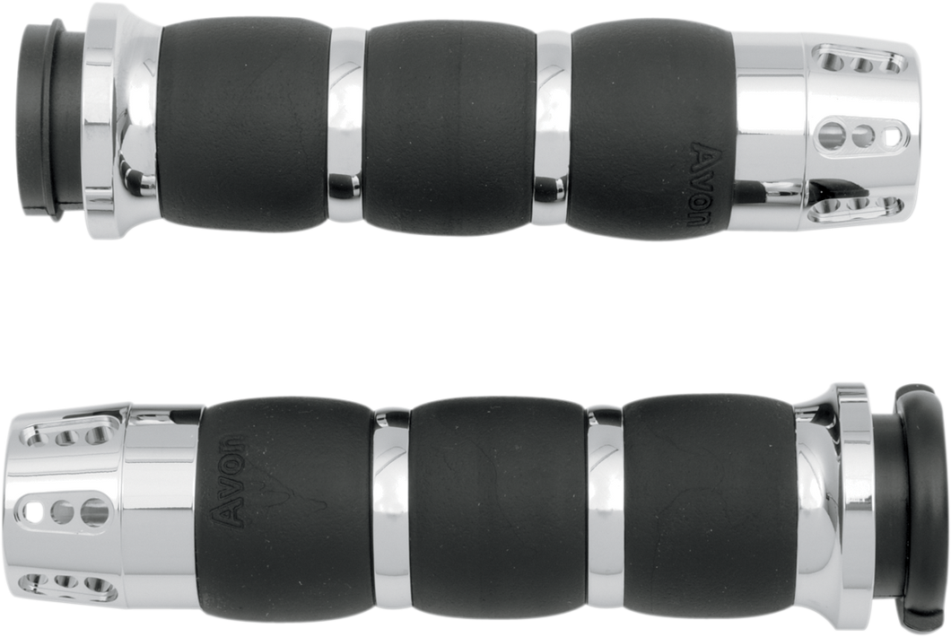 Grips - Gatlin - Velvet Air - TBW - Chrome - Lutzka's Garage