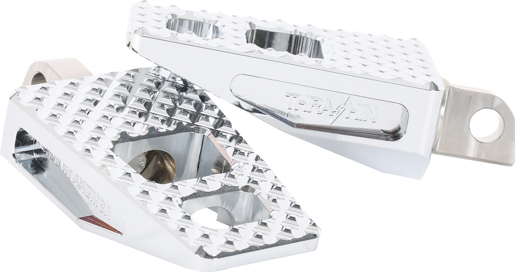 P-54 Footpegs - Front/Rear - Chrome - Lutzka's Garage