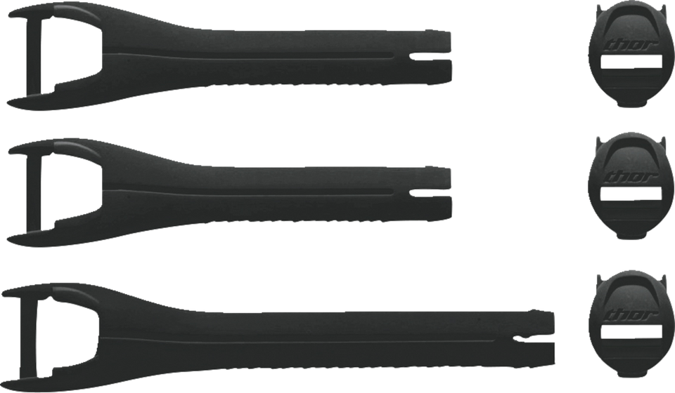 Youth Blitz XR Boots Strap Kit - Black/White - Lutzka's Garage