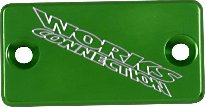 Brake Cover - Billet - Green - Lutzka's Garage