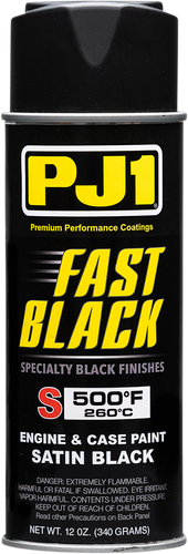 High-Temperature Paint - Satin Black - 12 oz. net wt. - Aerosol - Lutzka's Garage