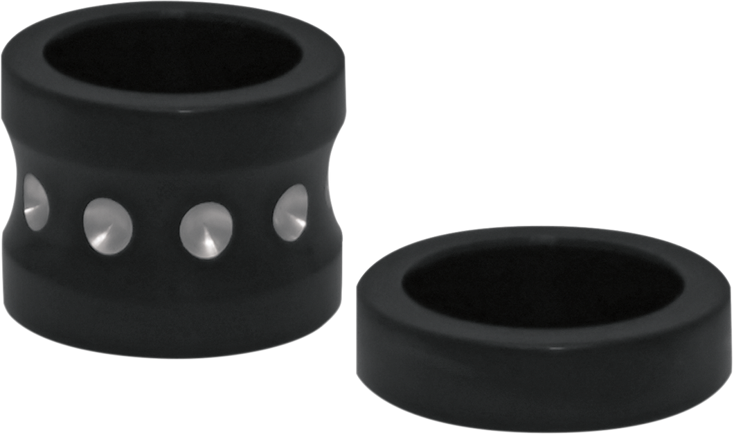 Axle Spacer - Dimpled - Black - ABS - Lutzka's Garage