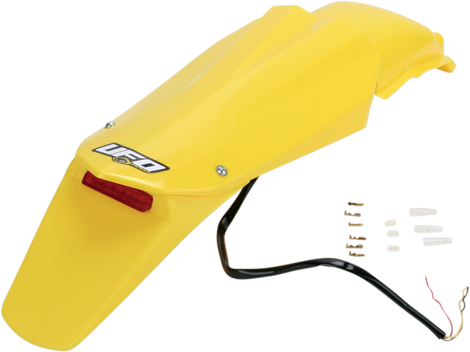 Enduro Rear Fender - W/Light - Yellow - Lutzka's Garage