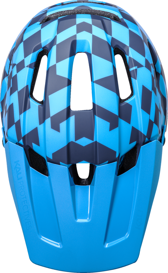 DH Invader Helmet - LTD Glitch - Matte Navy/Cyan - XS-M