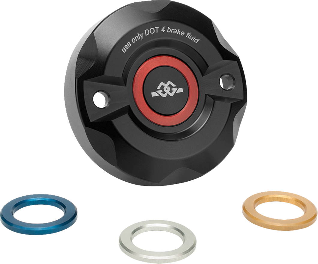 Reservoir Cover - Brake - Front - Black - Lutzka's Garage