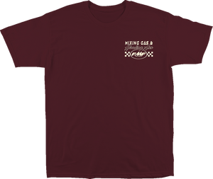 Iconic T-Shirt - Maroon - Medium - Lutzka's Garage