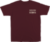 Iconic T-Shirt - Maroon - Medium - Lutzka's Garage