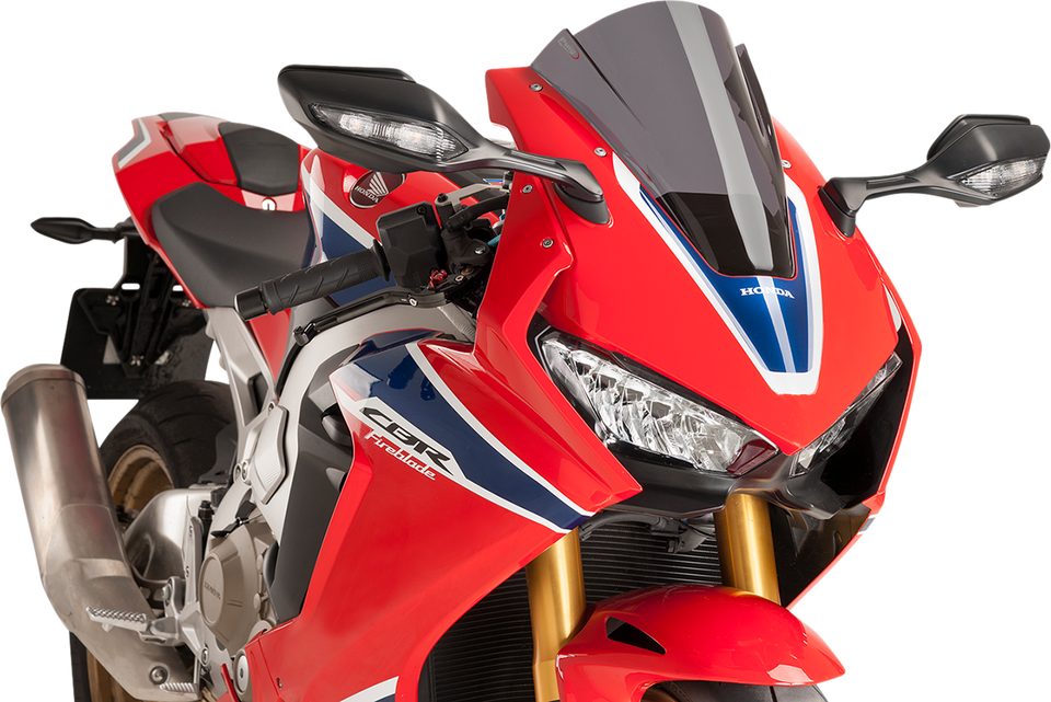 Race Windscreen - 13" - Dark Smoke - Honda - Lutzka's Garage