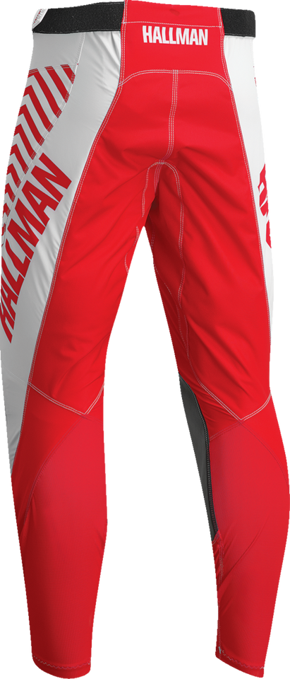 Hallman Differ Slice Pants - White/Red - 28 - Lutzka's Garage