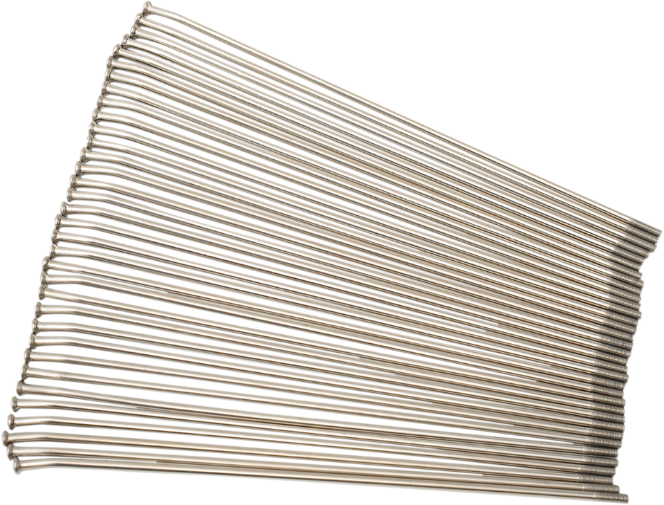 MX1 Spoke Set - Stainless Steel - Front - 21" - 8 Gauge - Lutzka's Garage