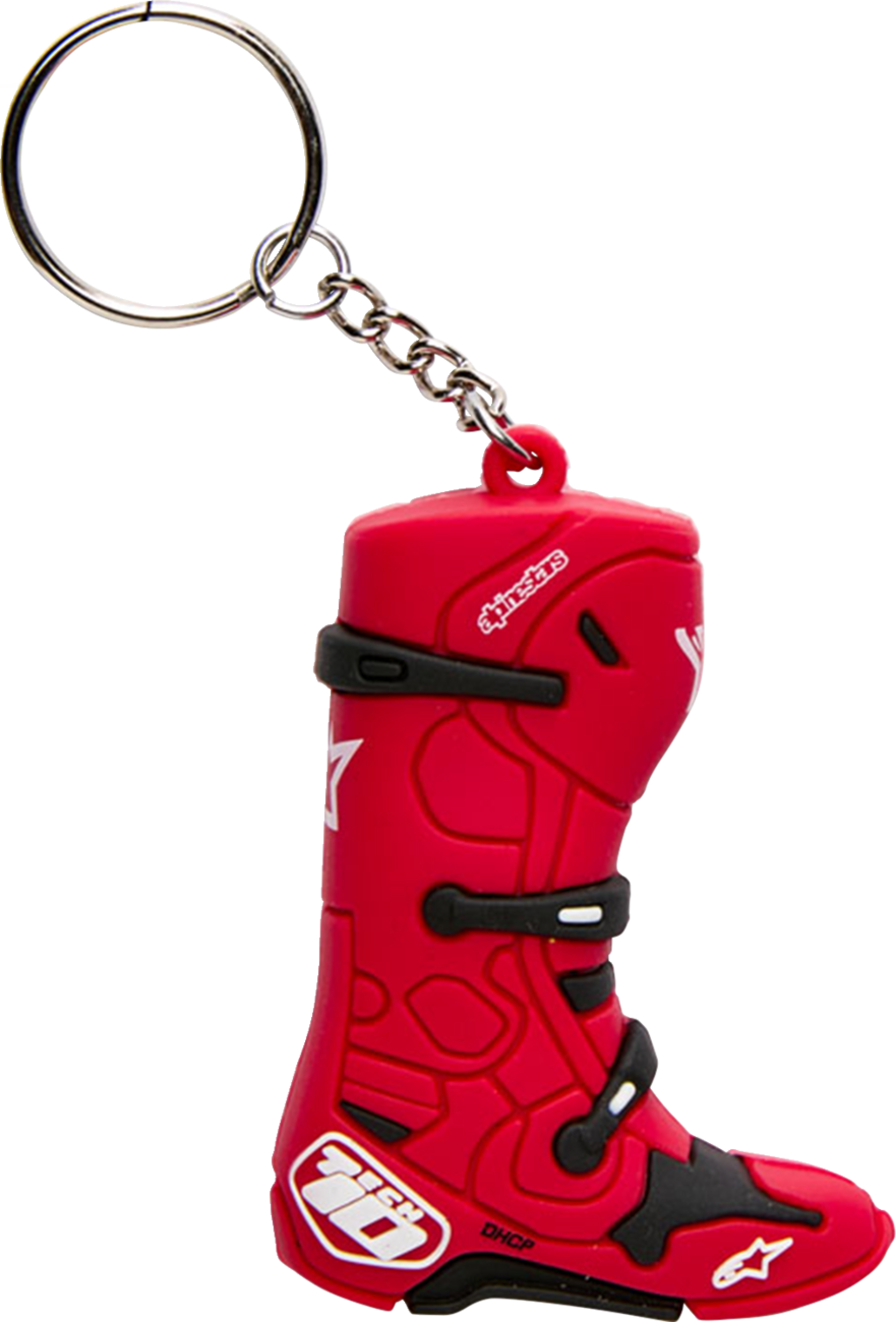 Key Fob - Tech 10 Boot - Red - Lutzka's Garage