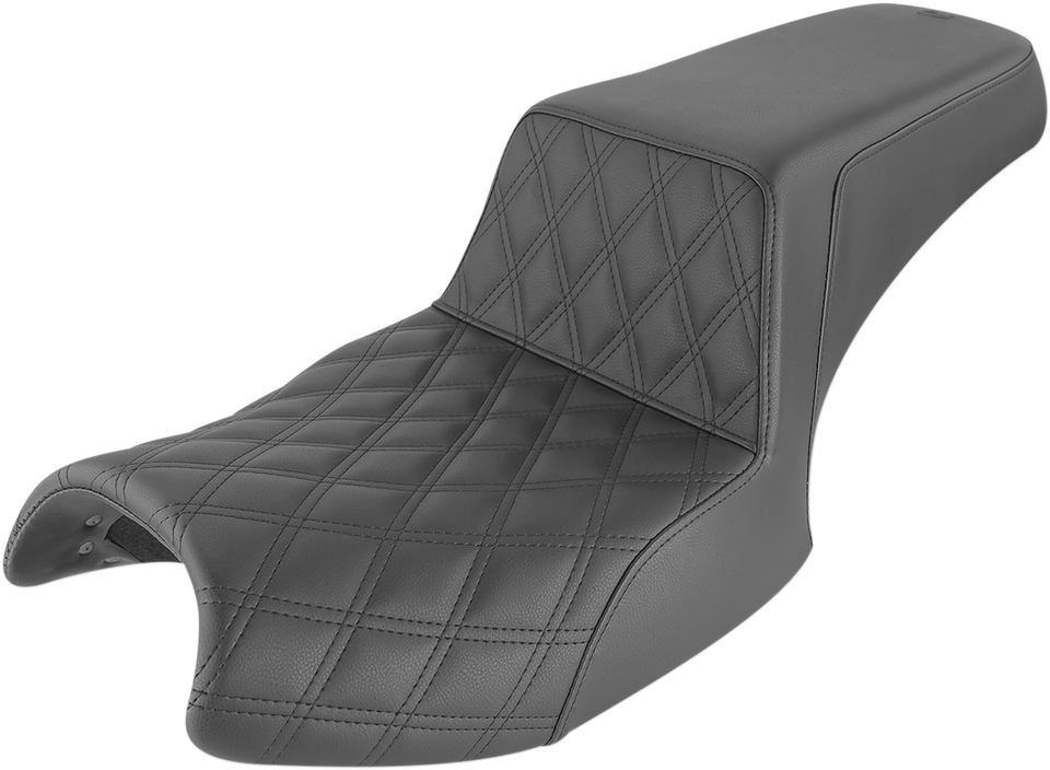 Step-Up Seat - Front Lattice/Rear Smooth - Black - Challenger - Lutzka's Garage