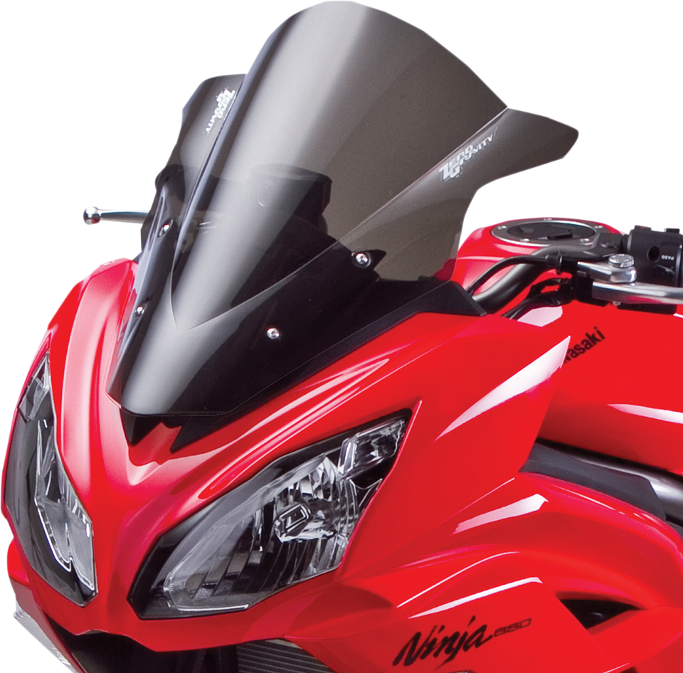 Double Bubble Windscreen - Light Smoke - Ninja 650 - Lutzka's Garage