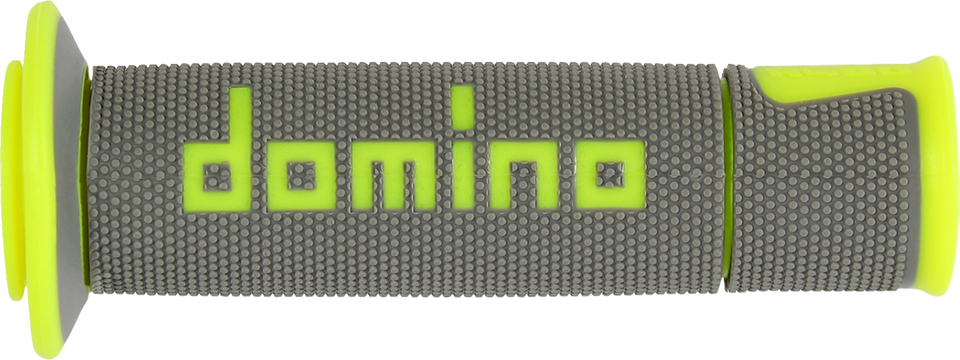 Grips - Domino - A450 - Gray/Fluorescent Yellow