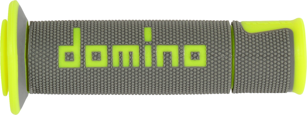 Grips - Domino - A450 - Gray/Fluorescent Yellow