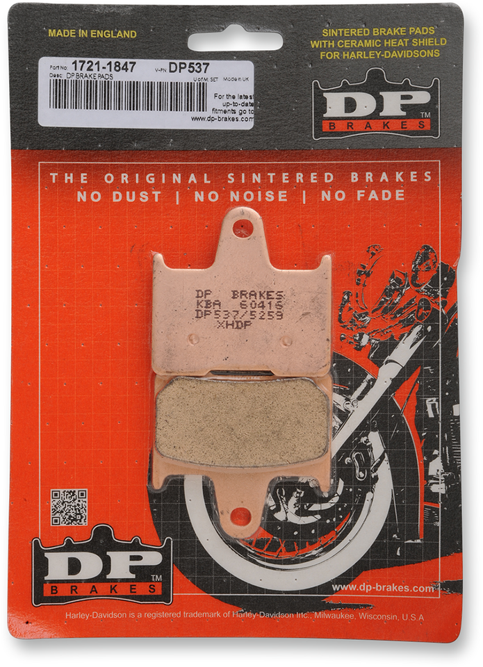 Sintered Brake Pads - DP537