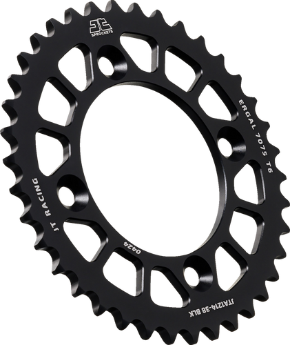 Rear Aluminum Sprocket - 38 Tooth - Black - CRF 110F - Lutzka's Garage