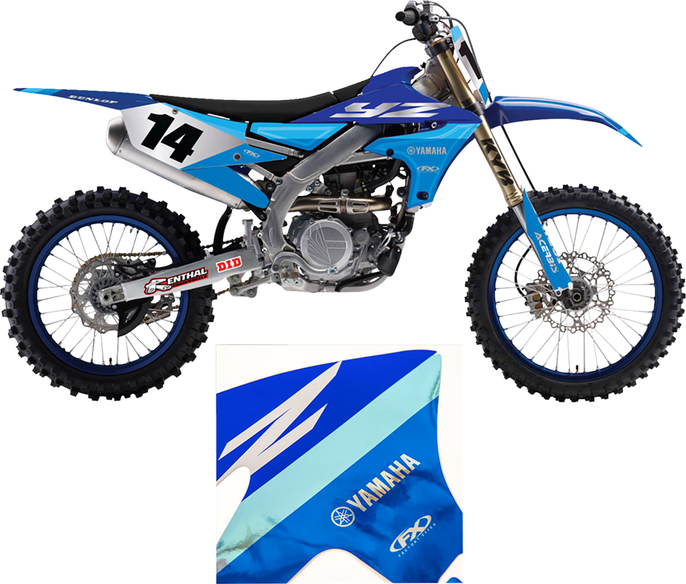 Shroud Graphic Kit - Chrome Series - Yamaha YZ 250F/450F