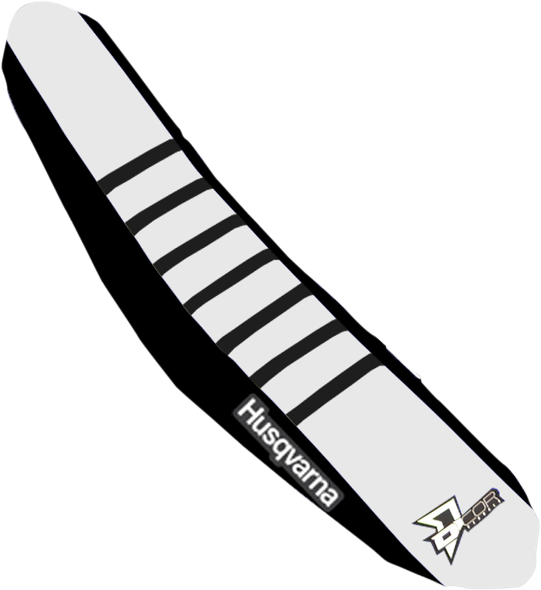 Seat Cover - Black/White - TC/FC 15 - Lutzka's Garage