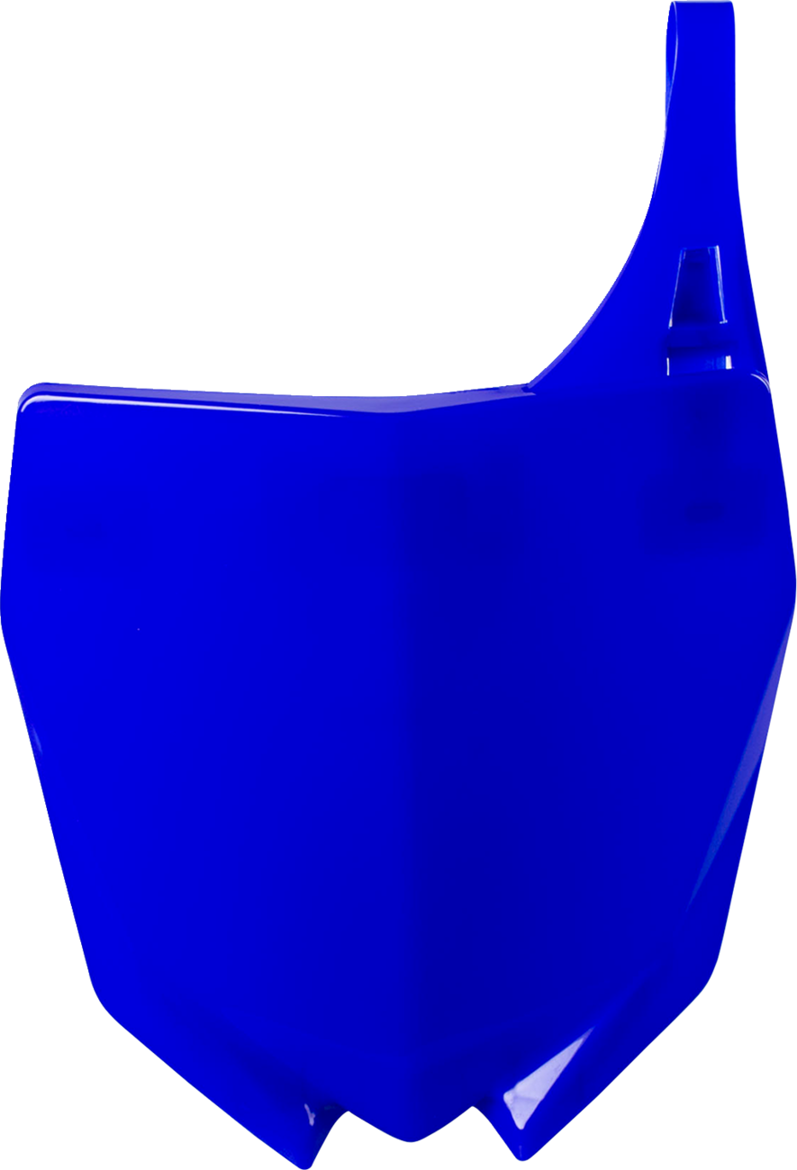 Number Plate - Blue - Yamaha - Lutzka's Garage