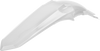 Fender - Rear - White - YZ 125/250 - Lutzka's Garage
