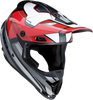 Rise Helmet - MC - Red/Gray - XS - Lutzka's Garage