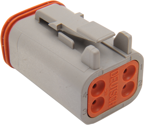 Deutsch Plug - 4 Pin - Gray - Lutzka's Garage
