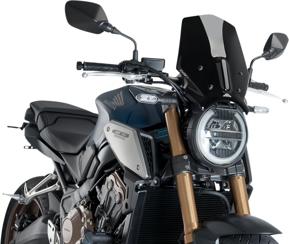 New Generation Windscreen - 13-1/2" - Black - CB1000R - Lutzka's Garage