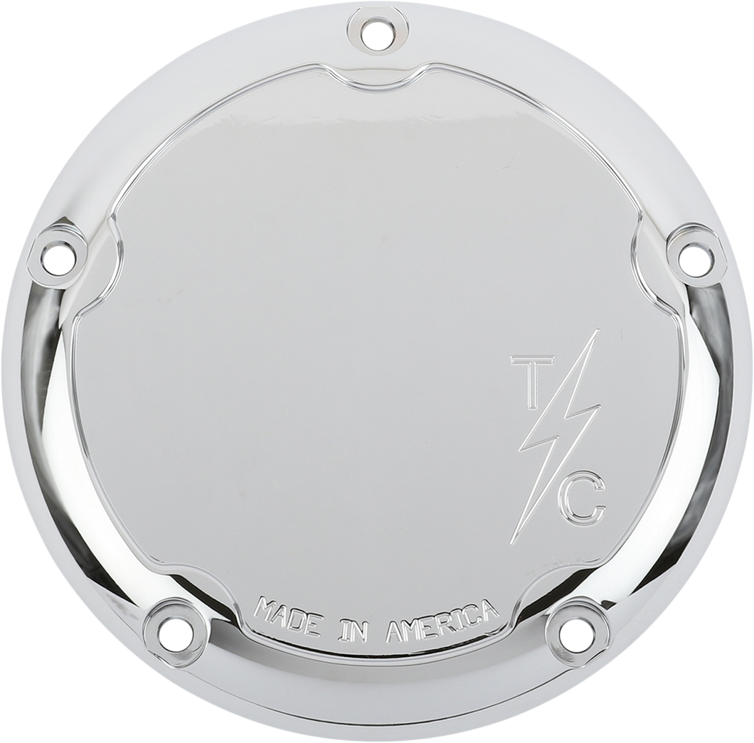 M8 - Derby Cover Dished - Chrome - Lutzka's Garage