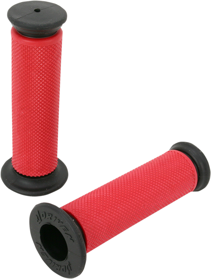Grips - Diamond - Closed Ends - Red - Lutzka's Garage