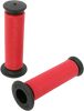 Grips - Diamond - Closed Ends - Red - Lutzka's Garage