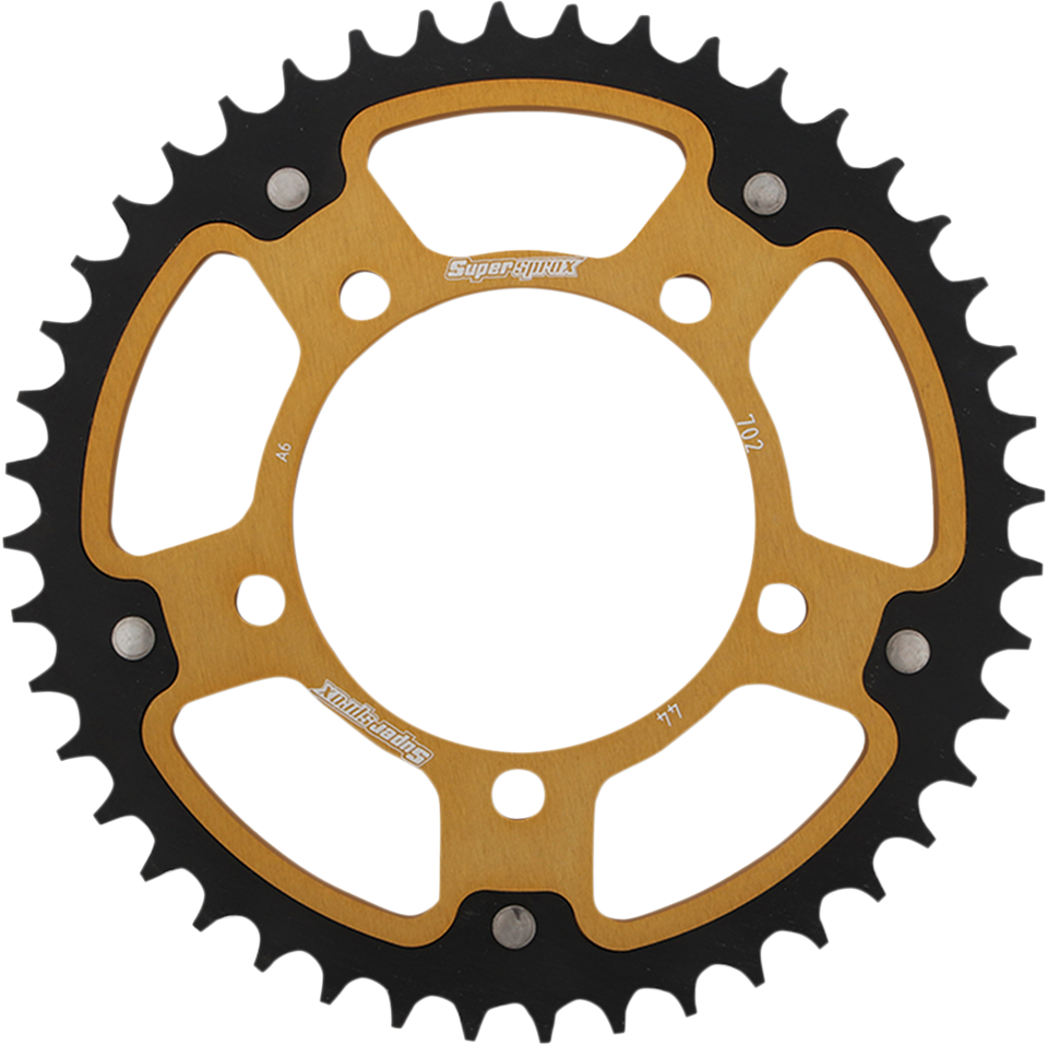 Stealth Rear Sprocket - 44 Tooth - Gold - Aprilia - Lutzka's Garage
