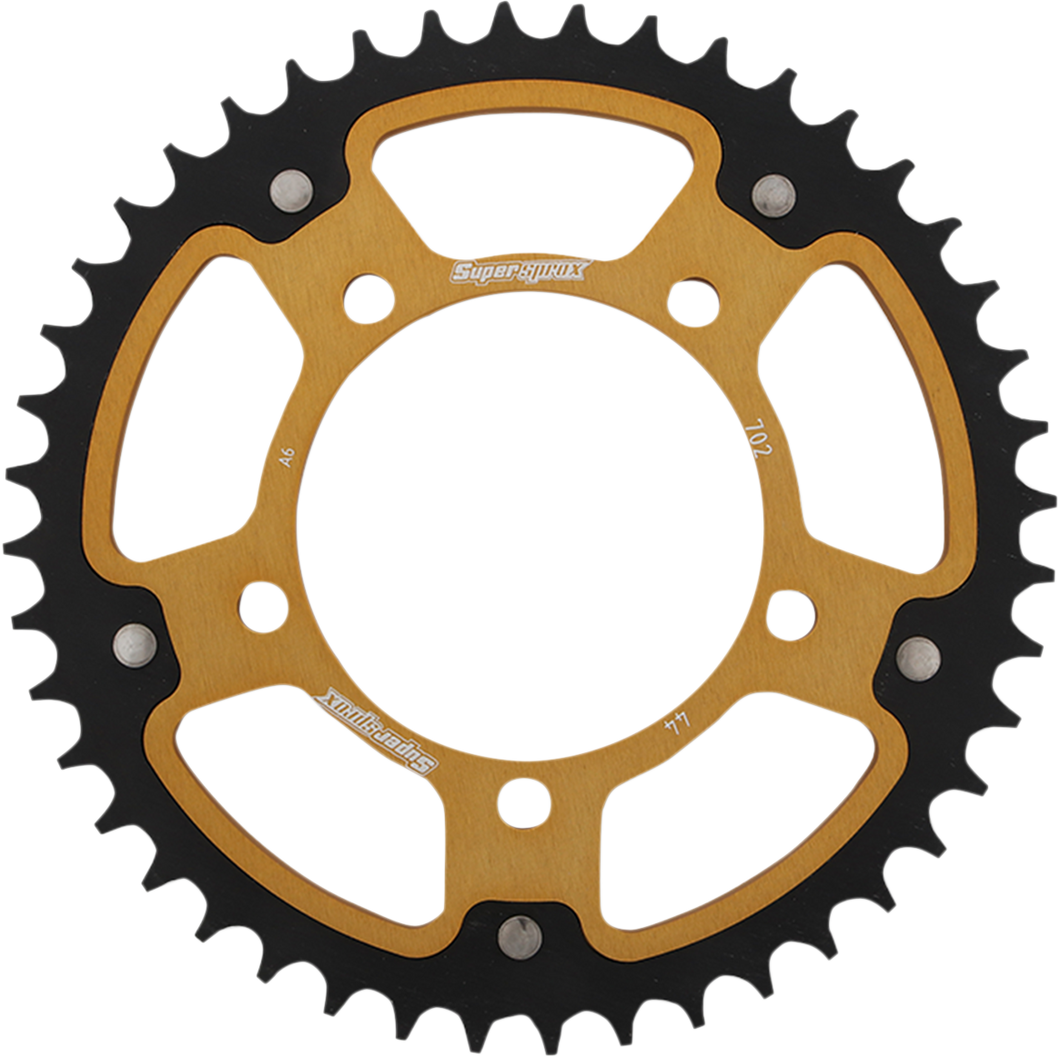 Stealth Rear Sprocket - 44 Tooth - Gold - Aprilia - Lutzka's Garage