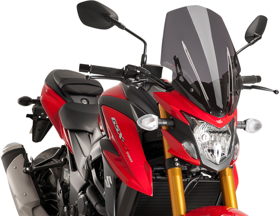 Race Windscreen - 17-1/4" - Dark Smoke - Suzuki - Lutzka's Garage