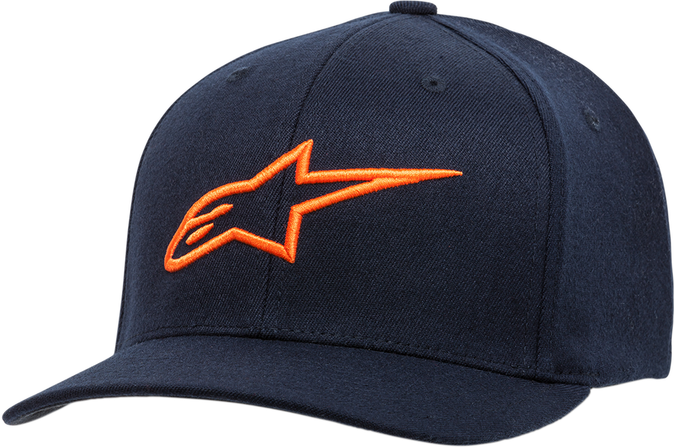 Ageless Curve Hat - Navy/Orange - Small/Medium - Lutzka's Garage