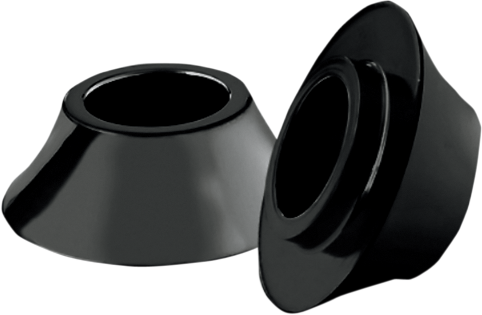 Tapered Axle Spacer - Front - Black - No ABS - 00-07 FLH - Lutzka's Garage