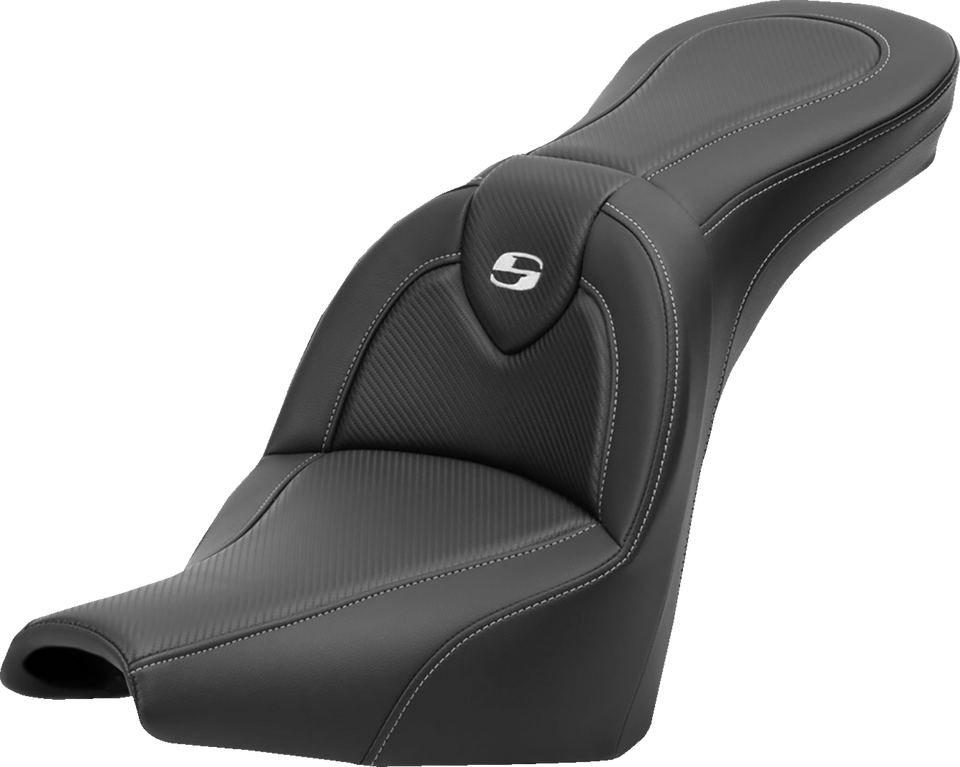 Roadsofa™ Carbon Fiber Seat - Carbon Fiber - without Backrest - FXBB/FXST 18-23 - Lutzka's Garage