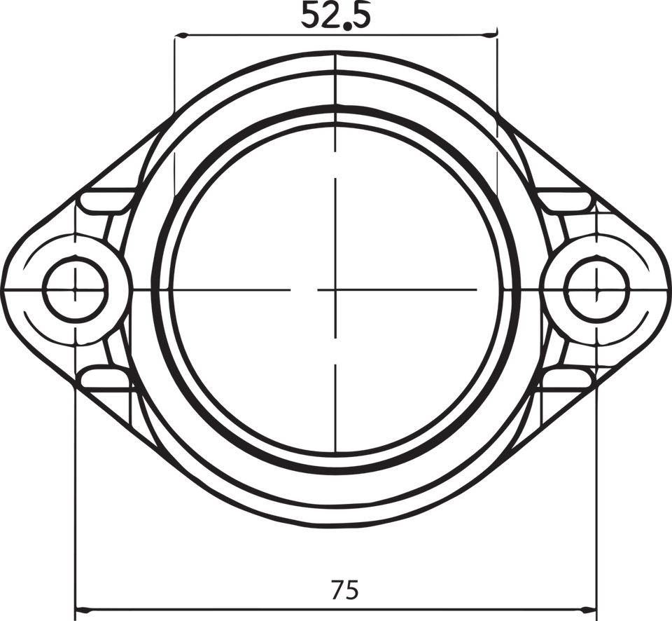 Carburetor Mounting Flange - Arctic Cat