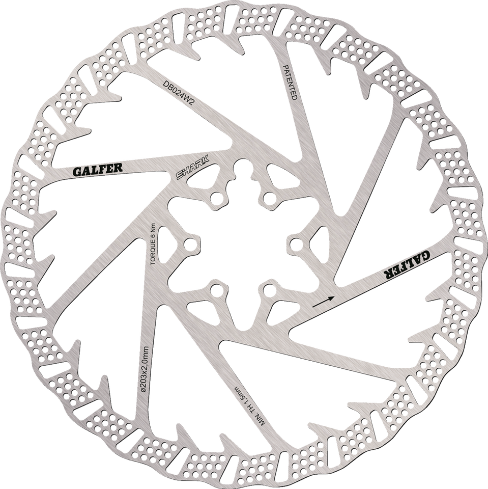 Shark Brake Rotor - 203 mm x 2 mm