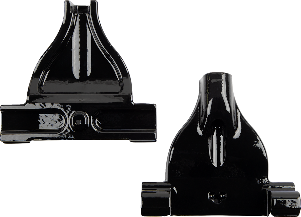 Passenger Floorboard Mount - Gloss Black - Lutzka's Garage