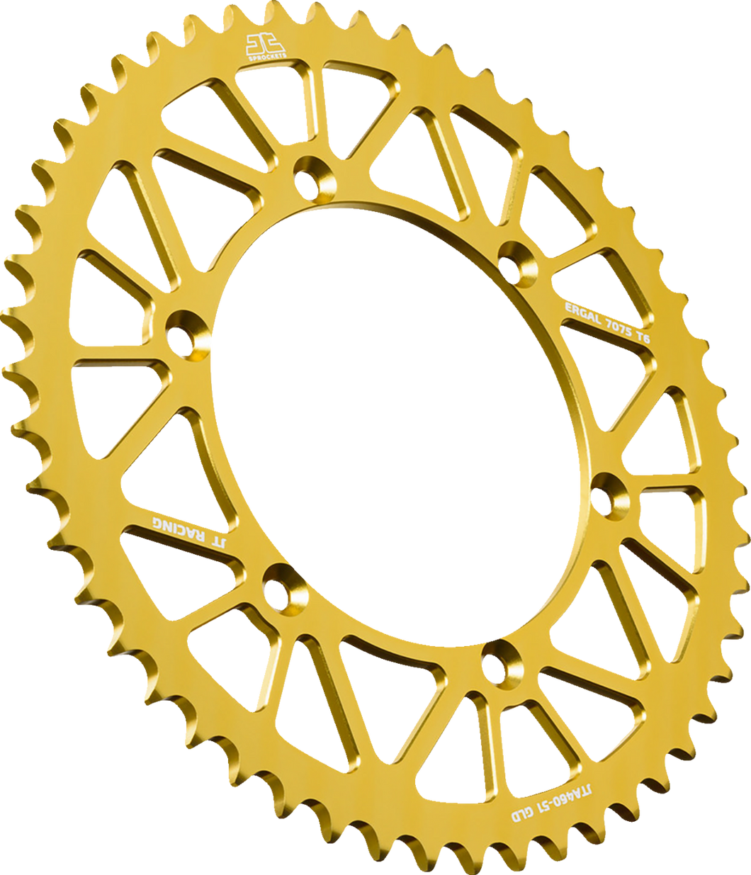 Rear Sprocket - Aluminum - 51 Tooth - Gold - KX 250/X - Lutzka's Garage
