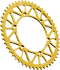 Rear Sprocket - Aluminum - 51 Tooth - Gold - KX 250/X - Lutzka's Garage