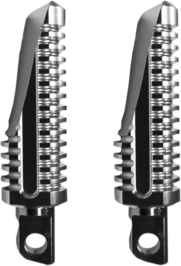 Havoc Footpegs - Clear Anodized - Lutzka's Garage