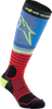 MX Pro Socks - Black/Red/Blue/Yellow - Medium - Lutzka's Garage