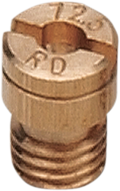 A-Bax Precision Keihin-Style Slot Head (KJ Prefix) Main Jets - #100 - 4-Pack