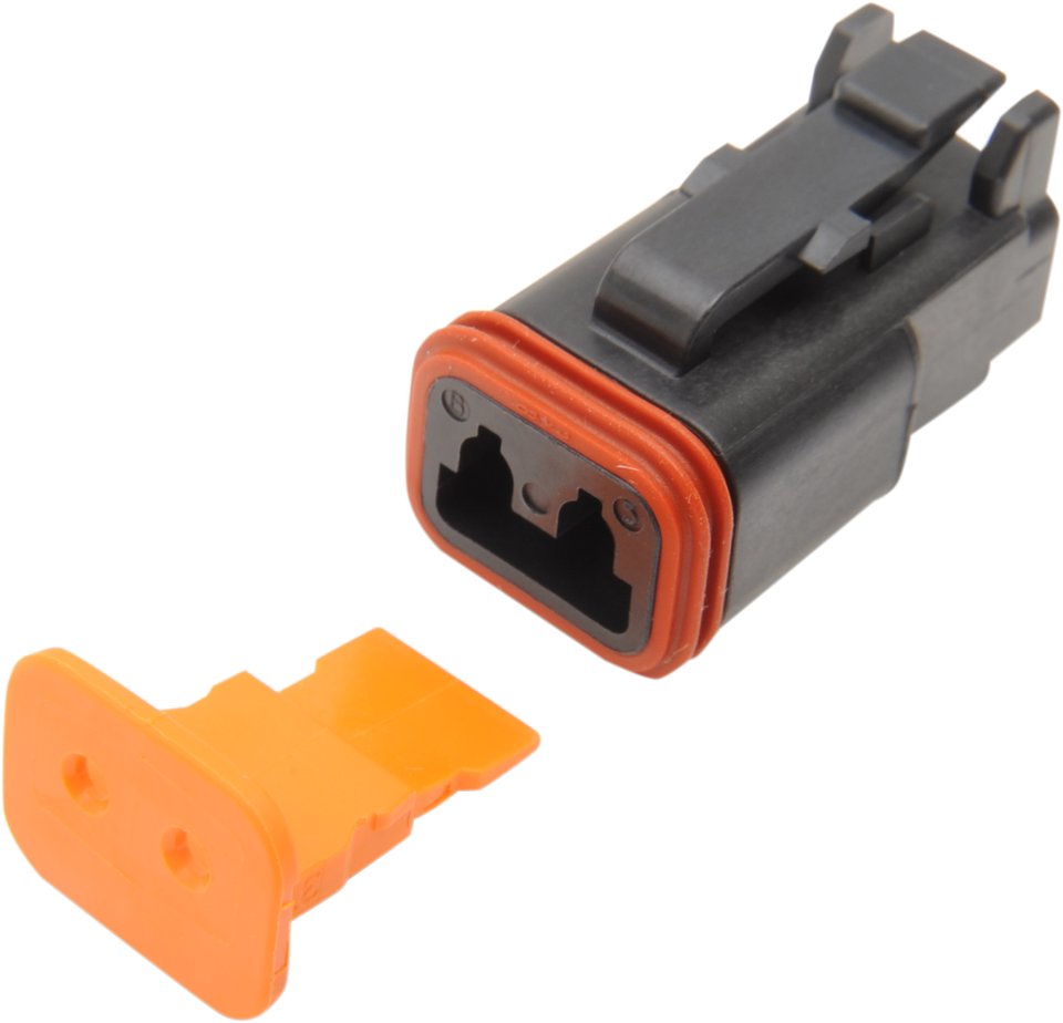 Deutsch Plug - 2 Pin - Black - Lutzka's Garage