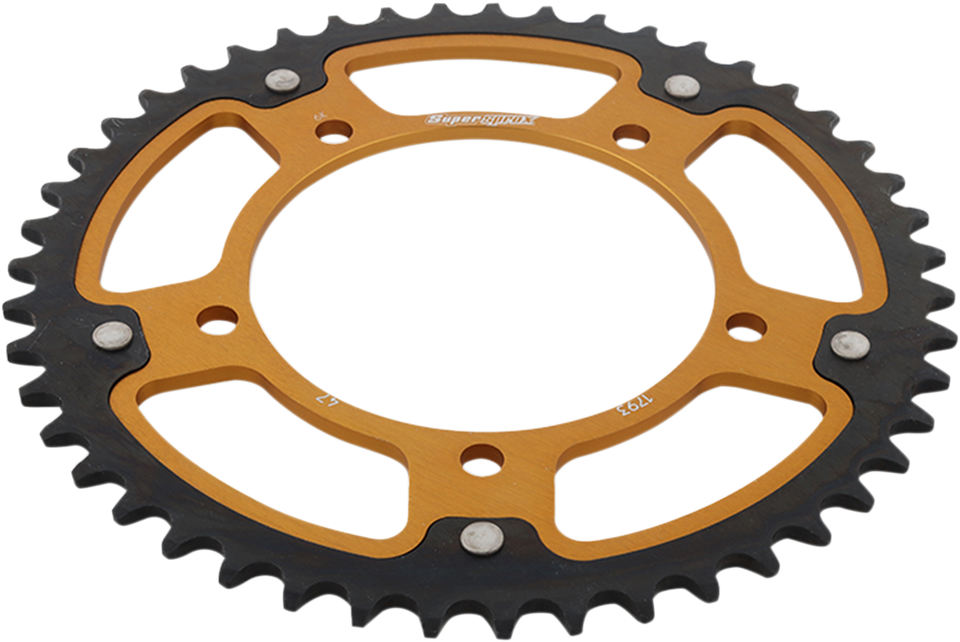 Stealth Rear Sprocket - 47 Tooth - Gold - Suzuki/Triumph - Lutzka's Garage